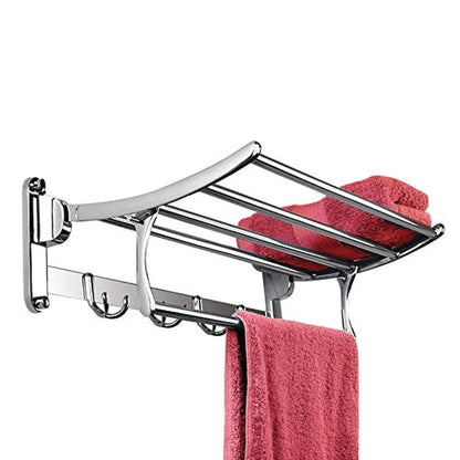 0314 Bathroom Accessories Stainless Steel Folding Towel Rack [24 inch]