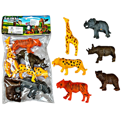 AM0864 Animal World 6Pcs