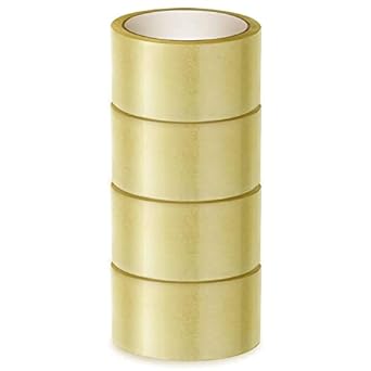 AM0293 (PACK OF 1)Clear Packing Tape (Transparent )  - 3inch - BOPP Industrial Packaging Tape