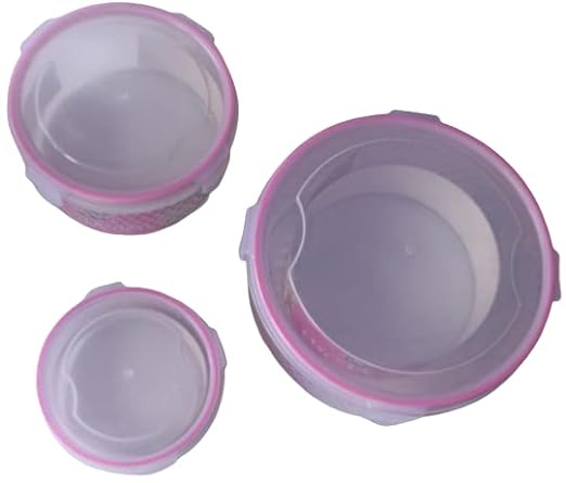 3600 Oscar Storage Container,  Air Tight Container, set of 3 pcs  2000ml, 1000ml, 500ml