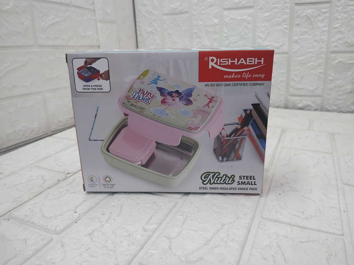 AM3650 Rishabh Nutri Steel Small Lunch Box Set of 1 Pcs