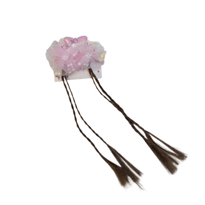 AM5430 Flower Long Tail Hairpin Multicolour 1pc