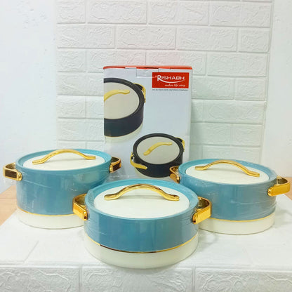 Di0268 Rishabh Premium Casserole Set – Insulated Hotpot (Set of 3)