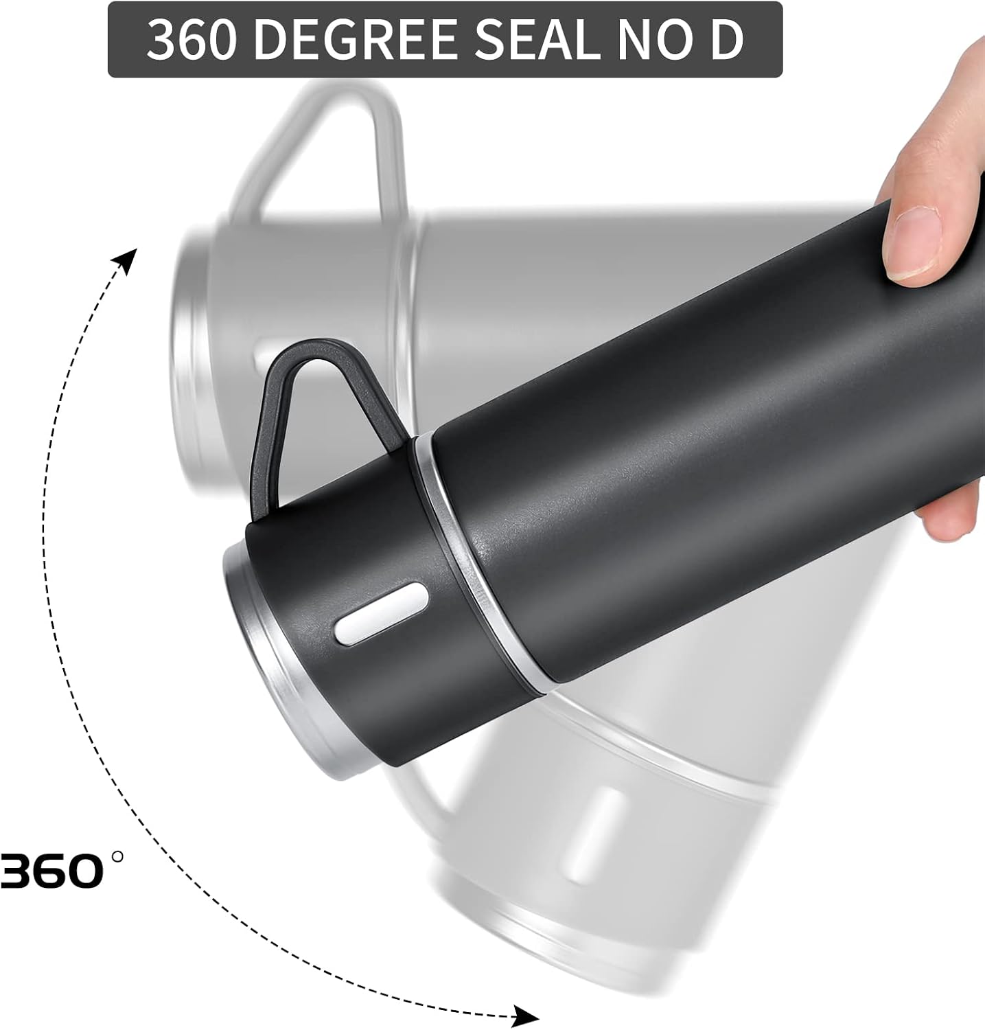 AM7230 Vacuum Flask Set - Insulated Water Bottle 3 Cups Gift Set