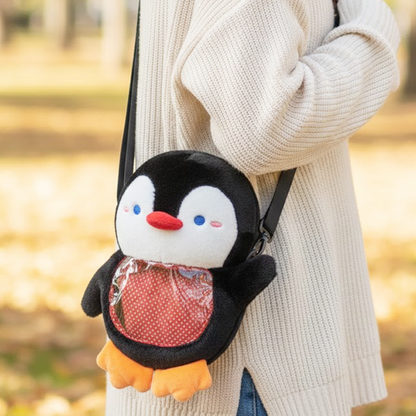 TM0160 Apple Gugu Penguin Plush Sling Bag