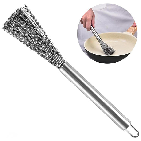 AM5436 multifuntion Steel Scrubbers for Cleaning brush, Steel Wool Scrubber with Handle
