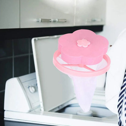 12604 Flower Shape Reusable Laundry Lint Remover - 1 Pc