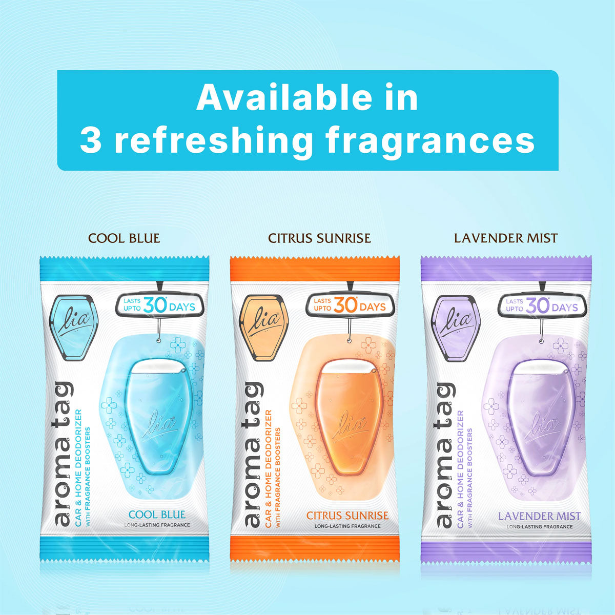 AM6767 Mix-Flavor Lia Aroma Tag | Spill-Free Freshness Anywhere (Pack Of 1)