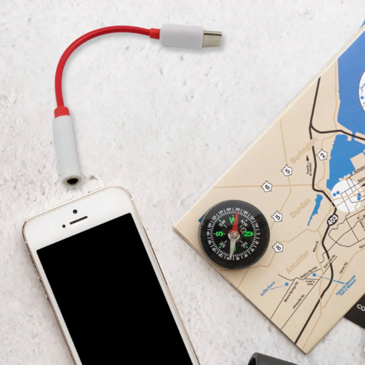 13248 USB Type C to Headphone Jack Audio Connector (1 Pc)