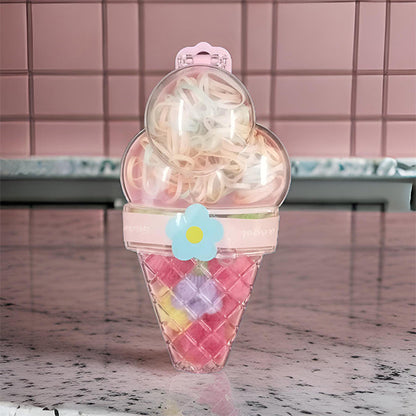 AM1258 Ice-Cream Cone Hair Rubber
