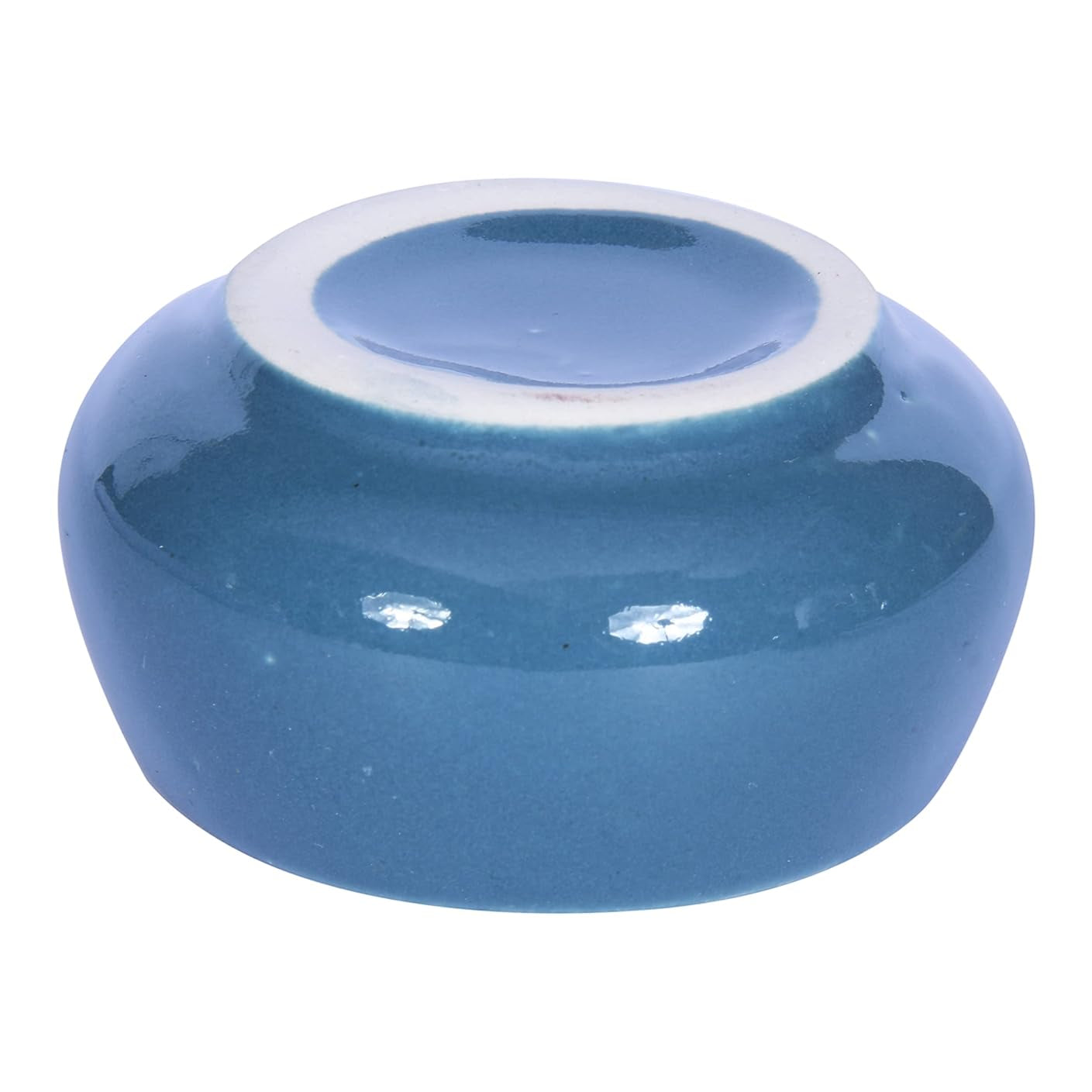 AM5081 Teal Ceramic Chutney Dip Bowls for Serving - 1 Pcs ( Mix Design )