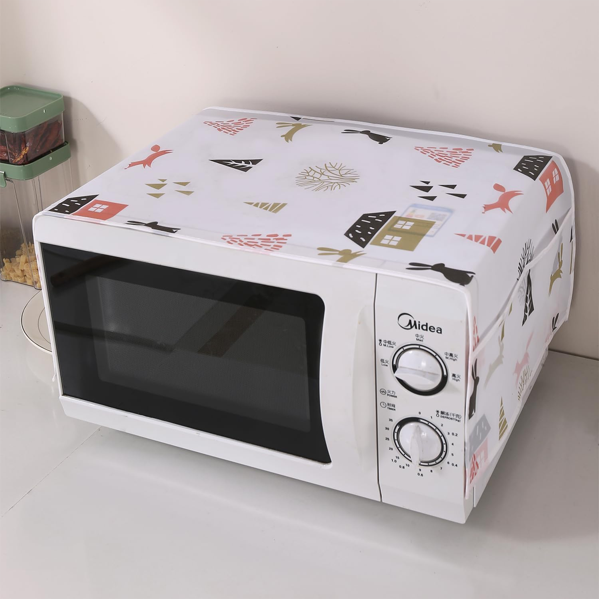 AM6709 Microwave Oven Top Cover (Mix Design) - 85x35cm