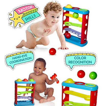 AM0236 Hammer Ball Toy Set with 3 Balls 1 Hammer