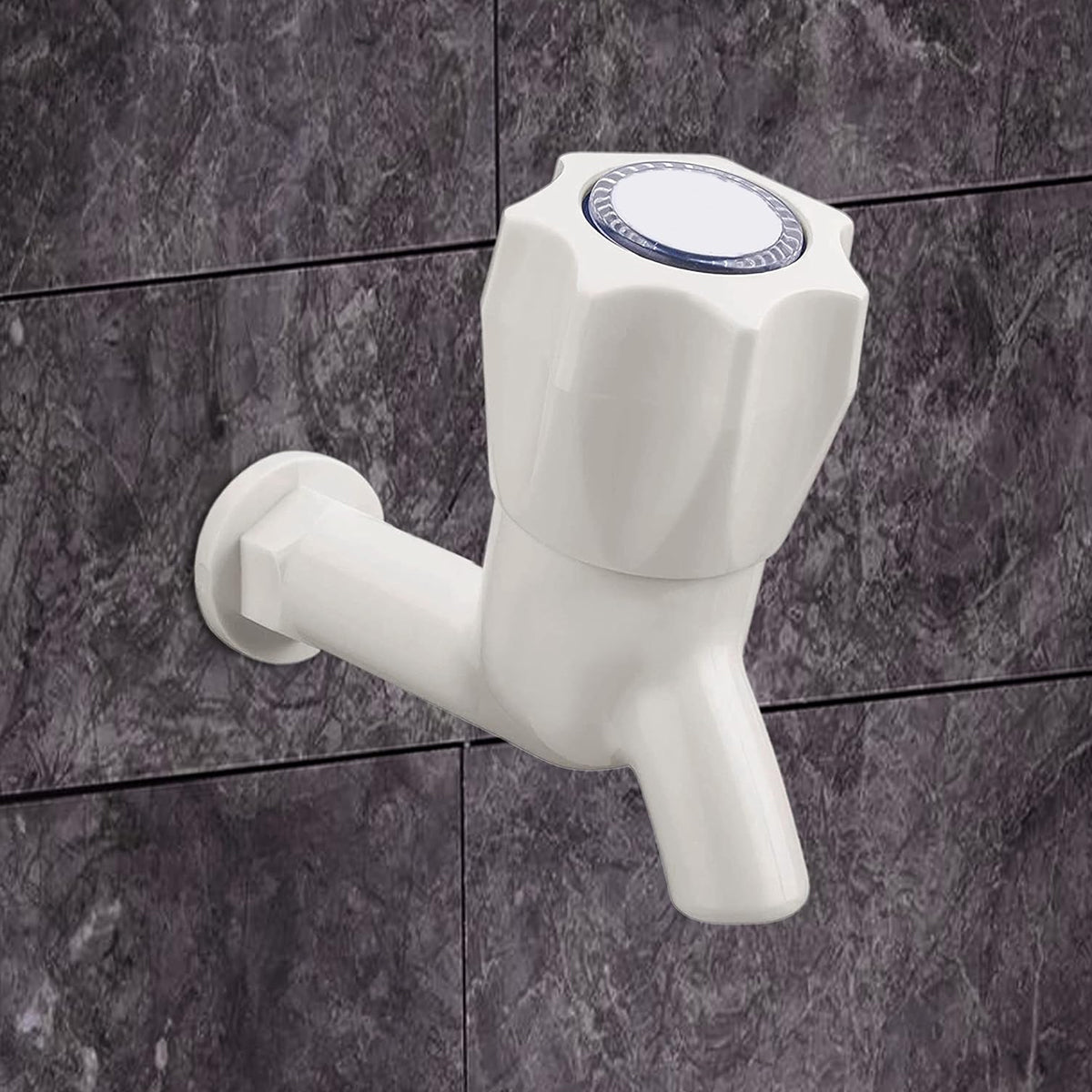 AM5594 Plastic Polo Short Bib Cock For Bathroom, Wash Basins - Pack of 1 (15 mm)