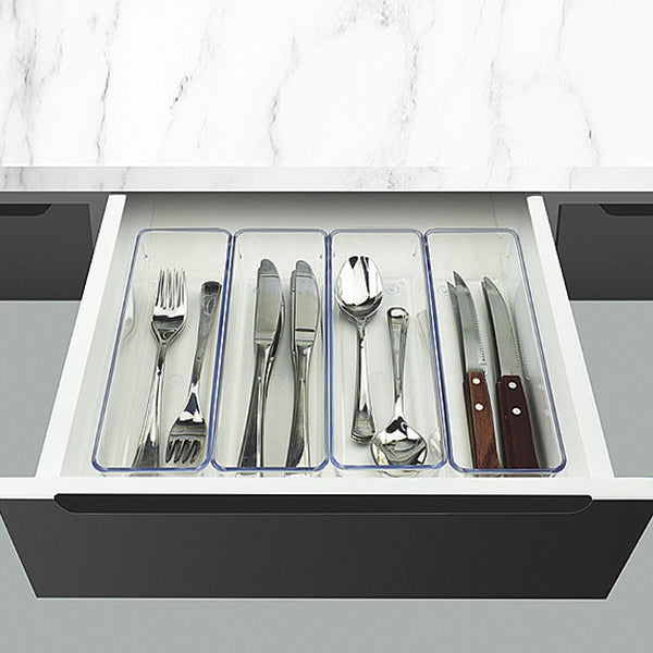 AM5148 Jaipet Alexa-03 Multipurpose Drawer Organiser (transparent) - Set of 1