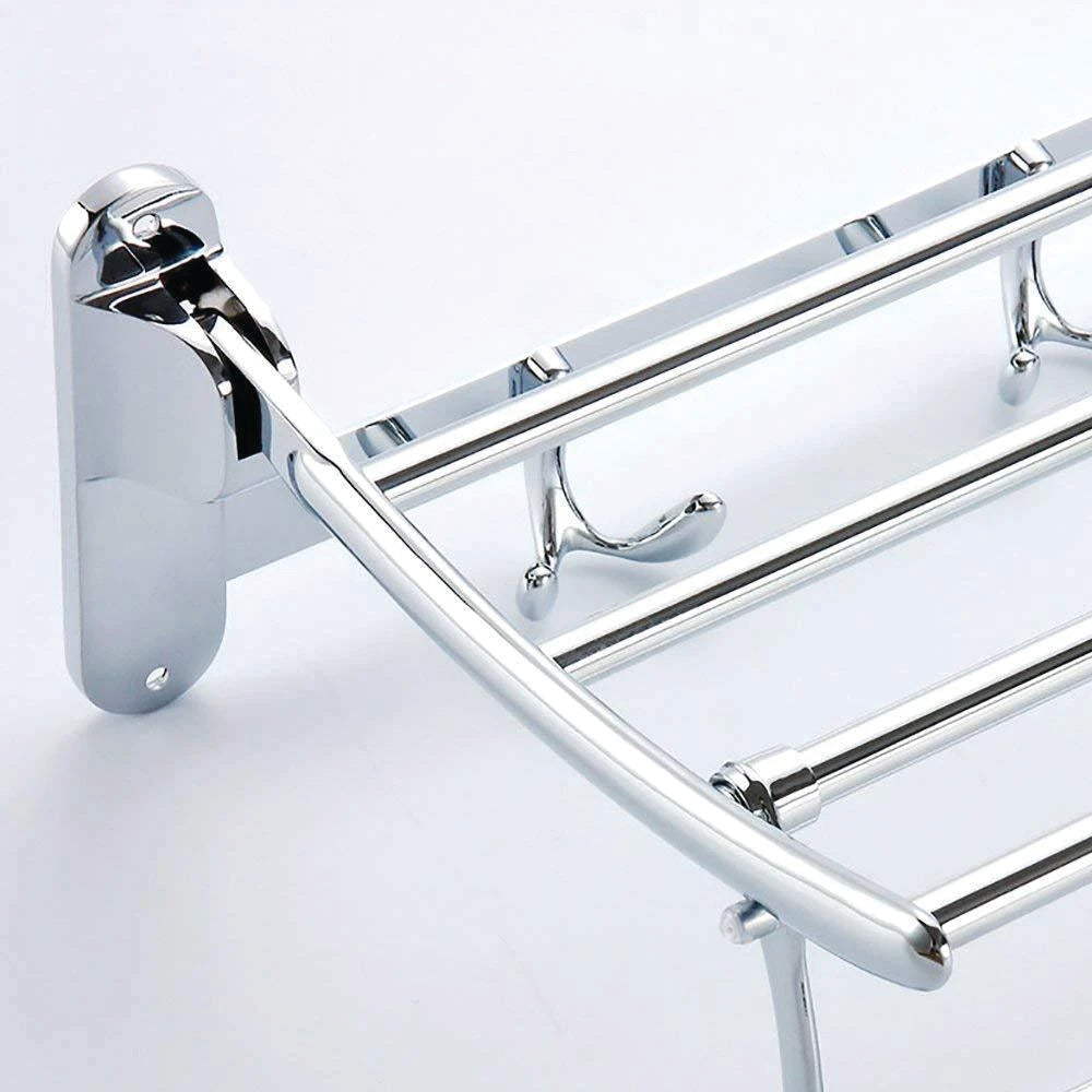 0314 Bathroom Accessories Stainless Steel Folding Towel Rack [24 inch]