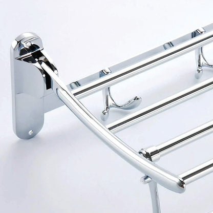 0314 Bathroom Accessories Stainless Steel Folding Towel Rack [24 inch]