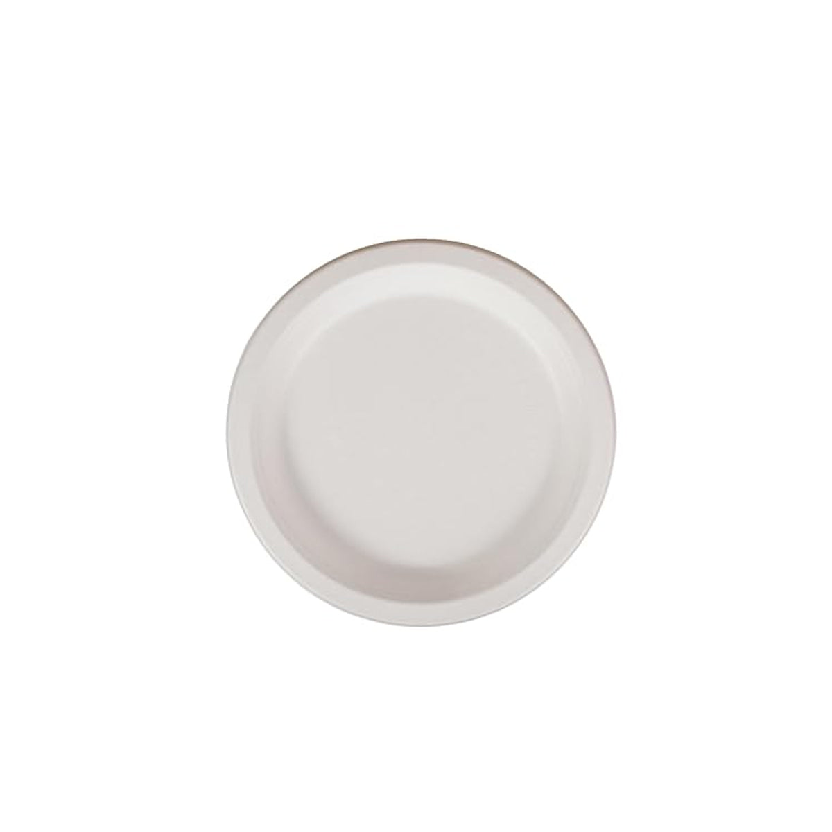 AM5733 Freshee Compostable Bagasse Round Plates (6inch, Pack of 10pc) Food Plate for Party, Wedding, Snack, Dinner