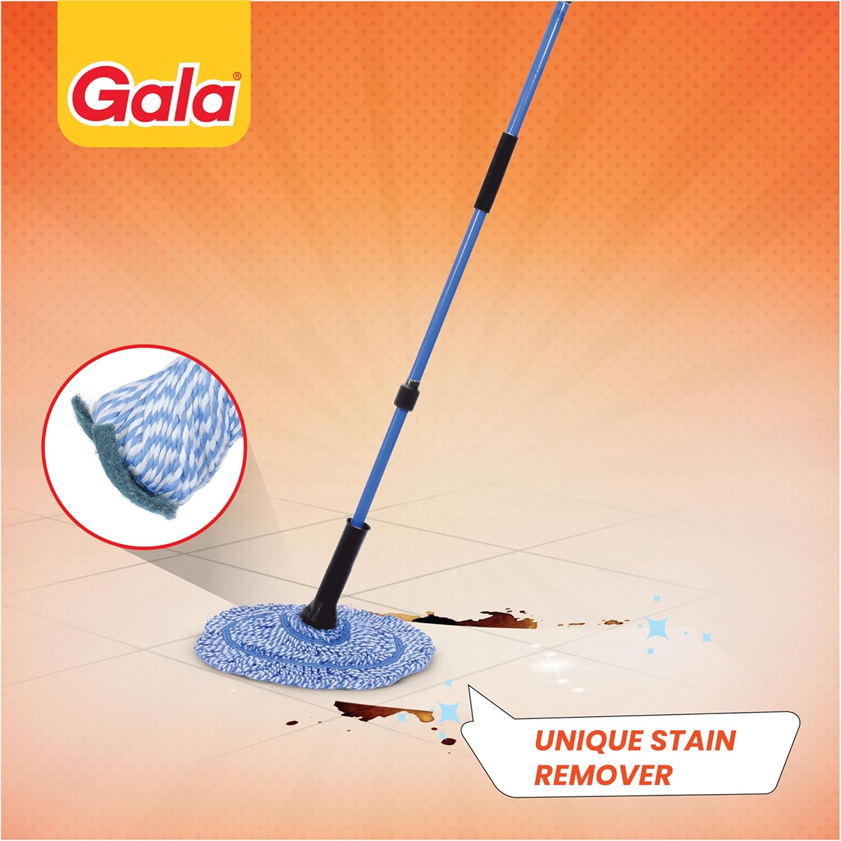 A06580 Gala Easy Twist N Mop Microfiber Refill