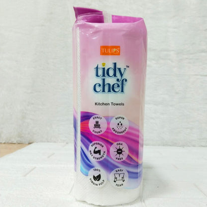 AM6285 Tulips Tidy Chef Kitchen Towels – Pack of 2 Rolls