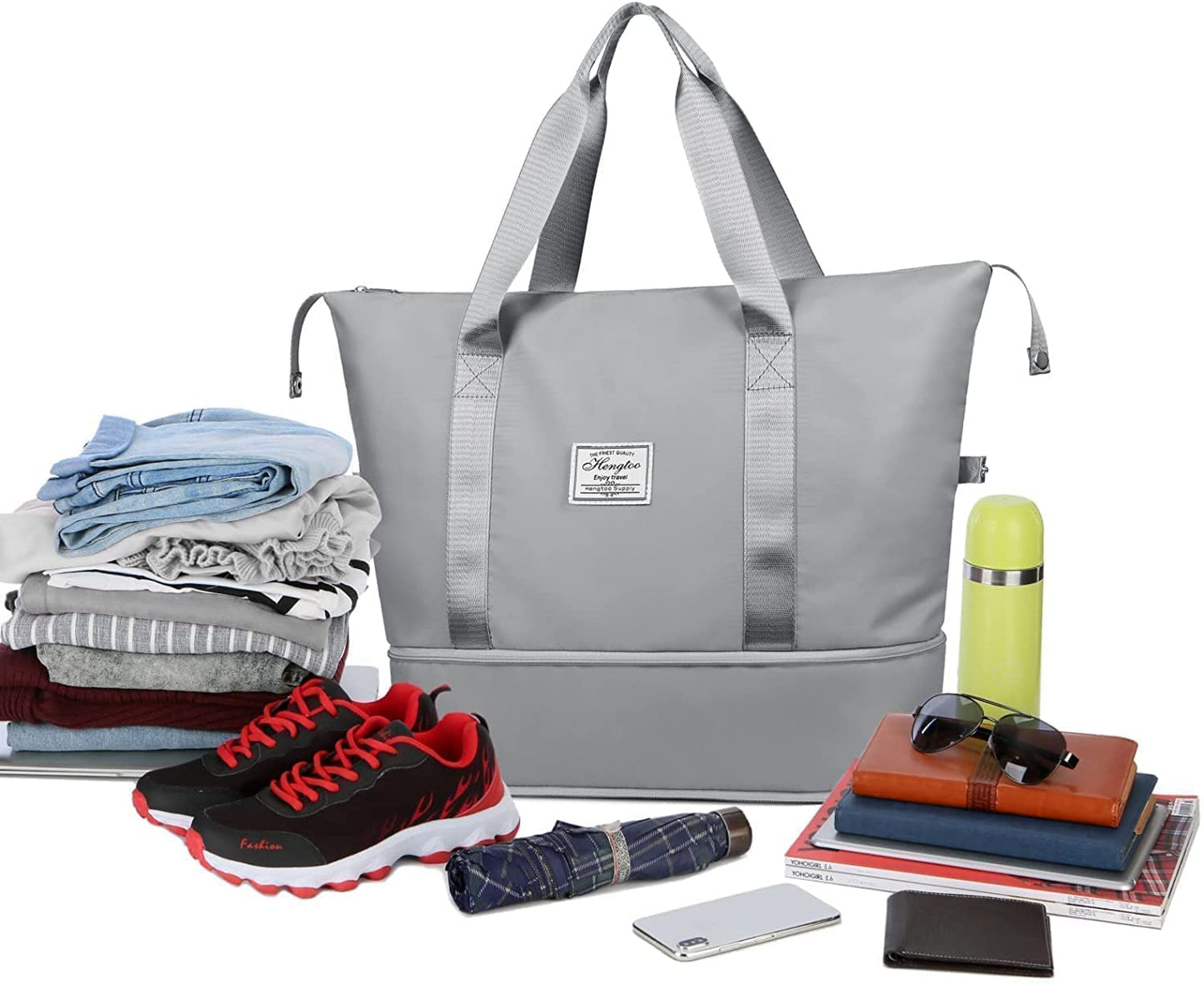 3792 Foldable Polyester Travel Duffel Bag
