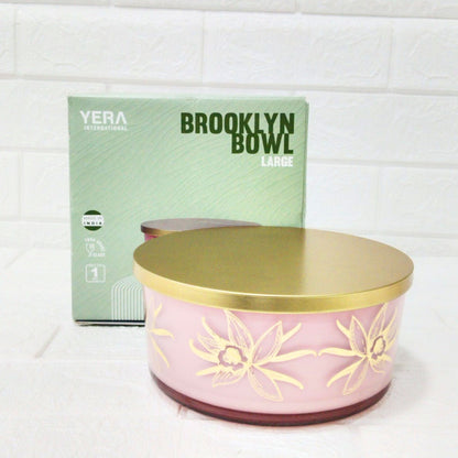 Di0200 Yera Brooklyn Glass Bowl with Lid – Large