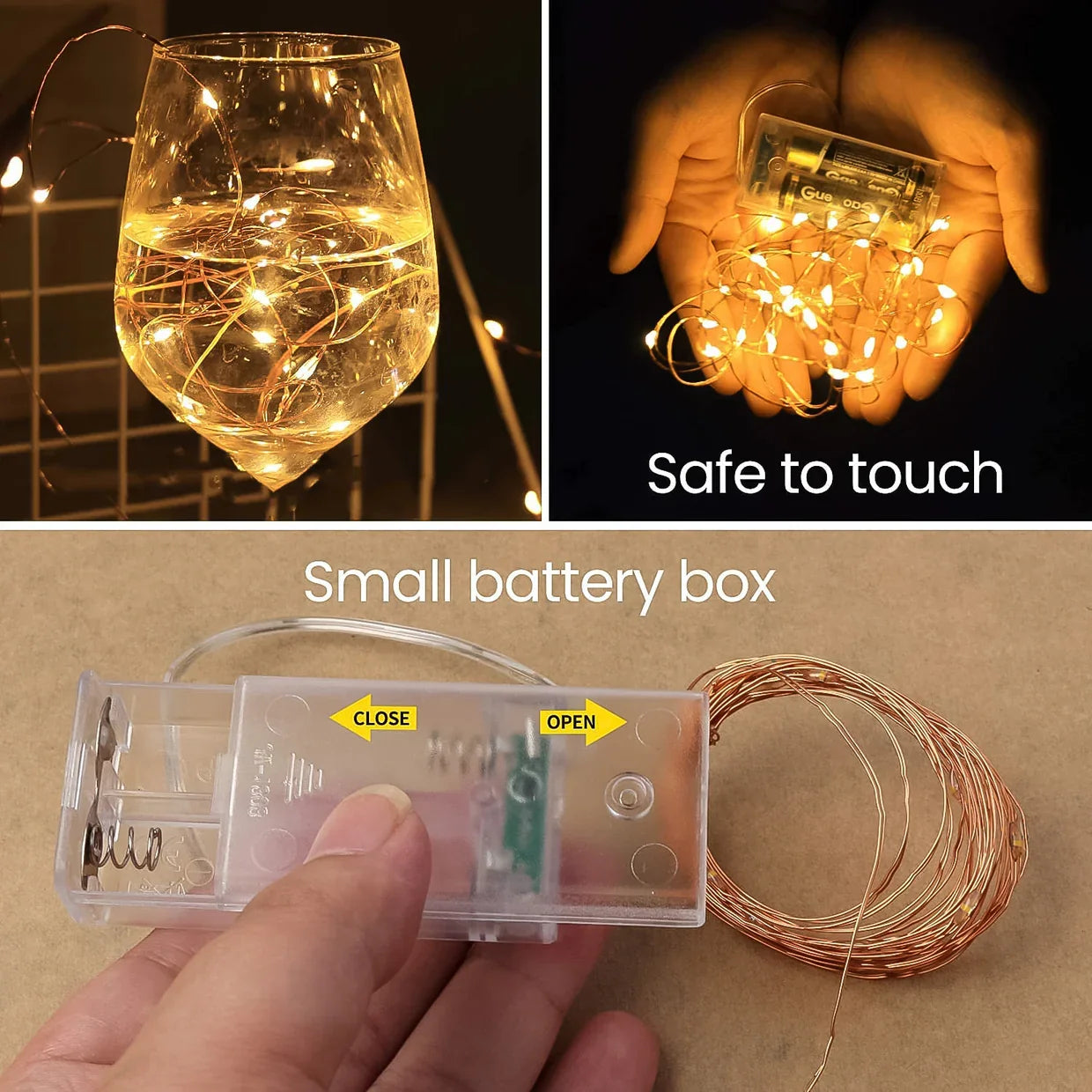 6682 LED Flexible Wire Waterproof Lights (2AA Battery Operated, Battery not included)