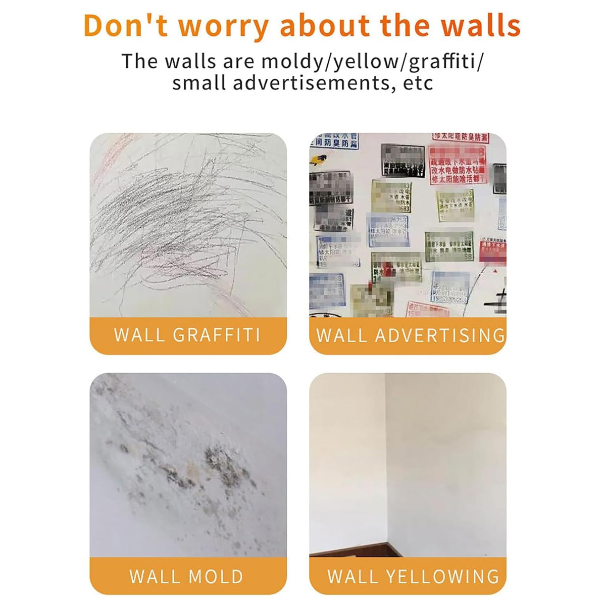 AM6862 Ashile Wall Facing Roller Paint-Traceless Wall Repair Paste(500g)