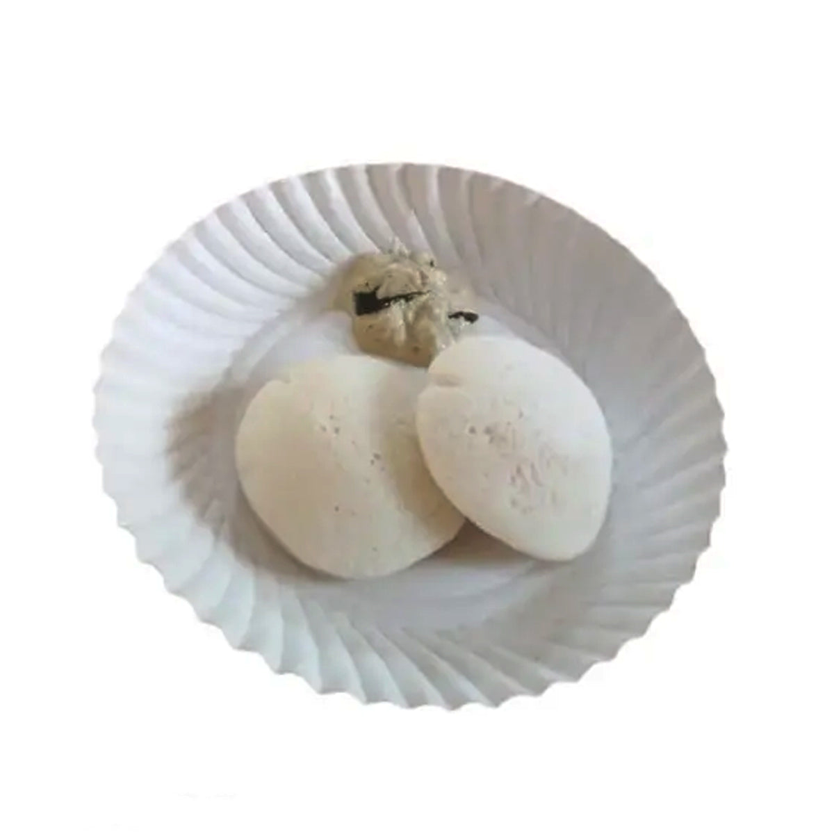 AM5731 Freshee Paper Plates 25pcs, 7inch Round Disposable Small Paper Plates for Serving Party Snacks, Food, Cakes