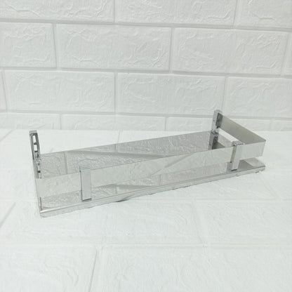 AM6058 Stainless Steel Bathroom Shelf (12x5 Inch) - Wall-Mounted Bath Accessories Holder