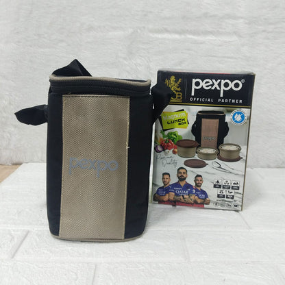 Di0386 Pexpo Magnum Lunch Box Set – Premium Insulated Tiffin with Leak-Proof Containers & Carry Bag