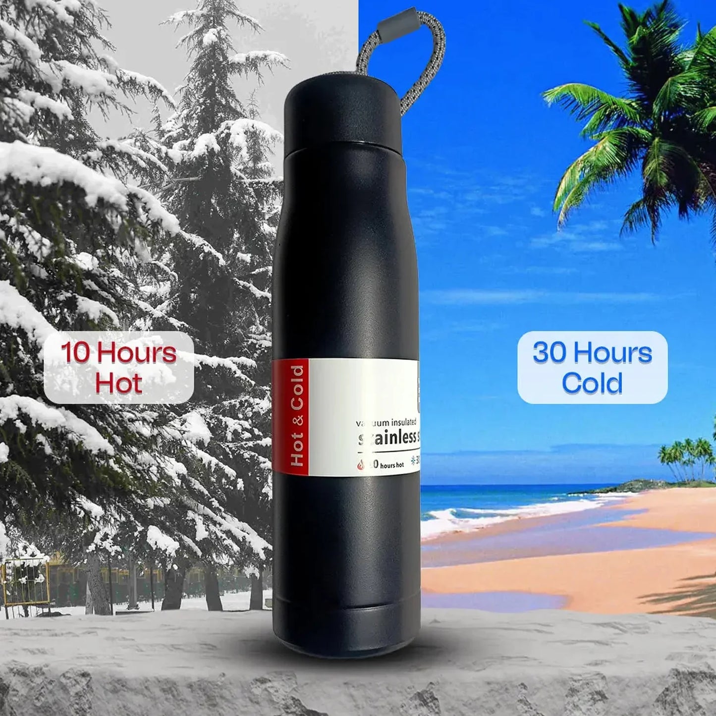 13851 Double Wall Vacuum Insulated Water Bottle (550 ML)