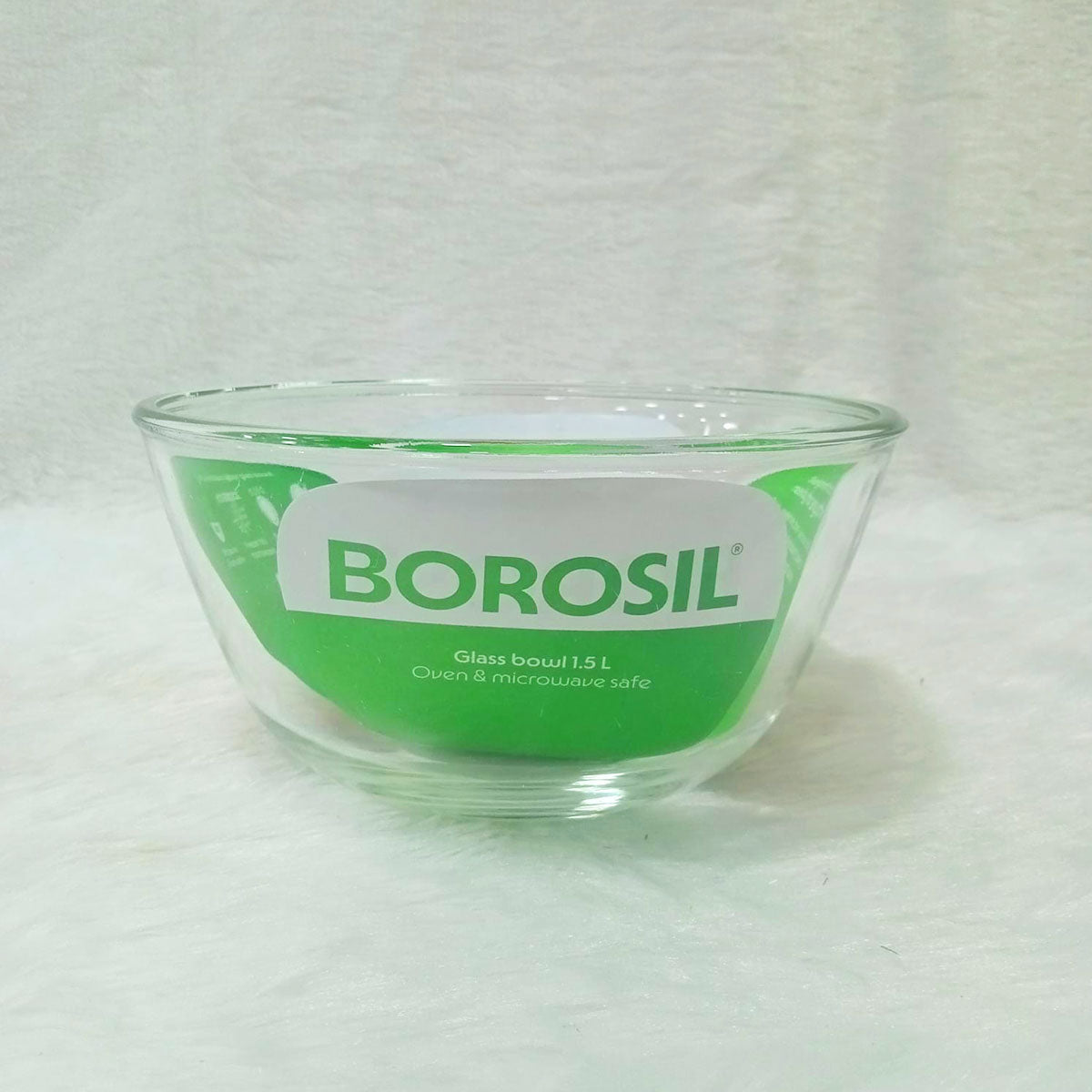 AM6207 Borosil Oven & Microwave Safe Glass Bowl - 1.5 Ltr
