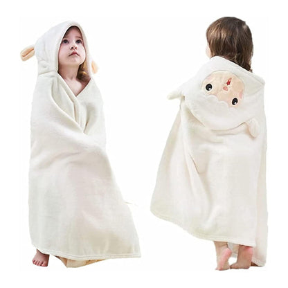 AM5245 Cute Animal Face Hooded Soft Baby Towels: The Perfect Bath Time Companion