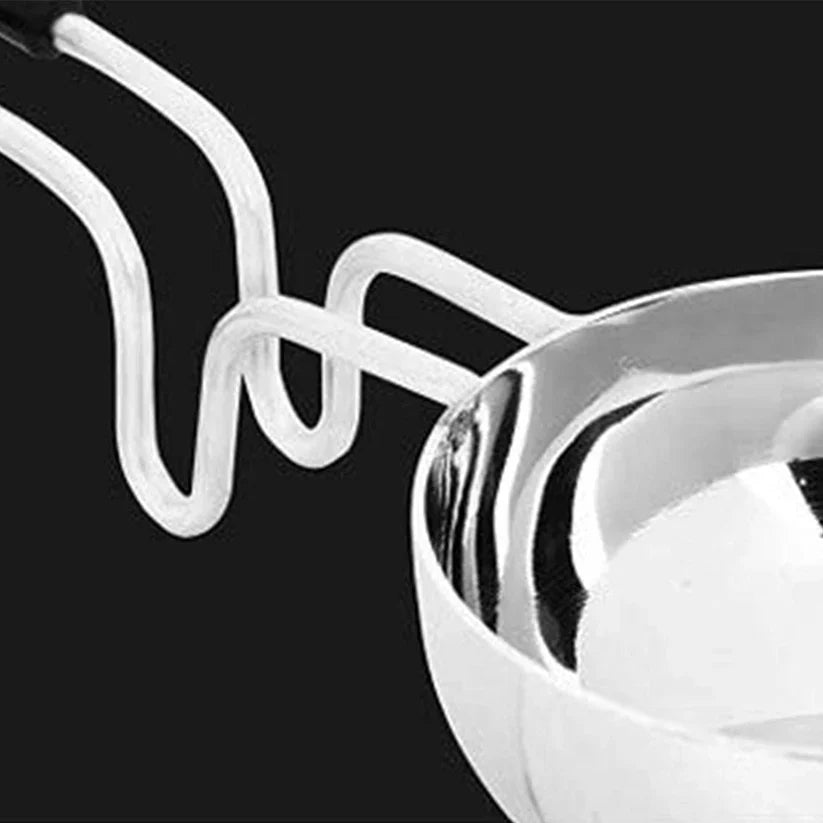 AM3561 Triply SS Tadka Pan No1 with long handle Pack Of 1 Pcs