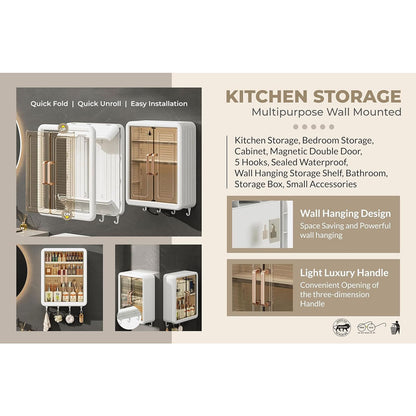 AM6489 Wall-Mounted Multipurpose Storage Cabinet - (Pack of 1)