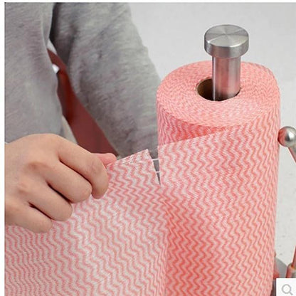 AM7758 Non Wooven Fabric Disposable Handy Wipe Cleaning Cloth Roll, Tissue Roll (1Pc)