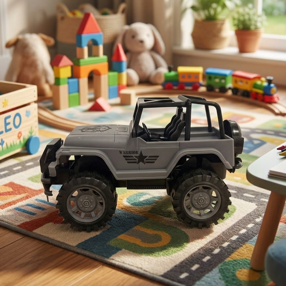 AM7808 Warrior Off-Road Plastic Toy Jeep for Kids