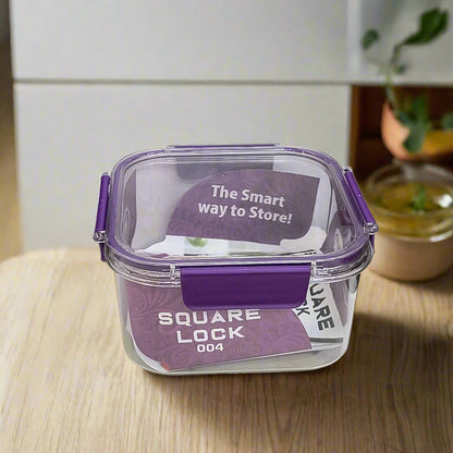 AM5535 Square Lock 004 Lunchbox - (1PCS BOX)