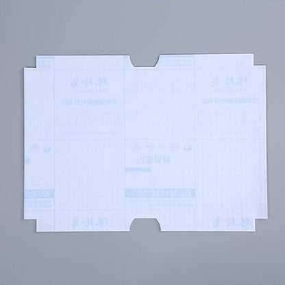 3026 Transparent Paper Sticker Book Cover Film Clear Matte for Craft 10Pcs (47 × 34 cm, A-4 Size)