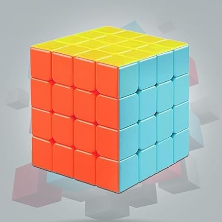 AM2931 Speed Cube 4x4x4 High Speed Stickerless Cube Toy Puzzle for Kids