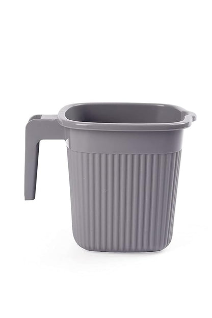 AM6874 Plastic Bucket, Mug & Soap Box 3 Pcs Set
