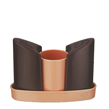 AM6859 3-in-1 Toothpick Holder with Salt & Pepper Shaker Set