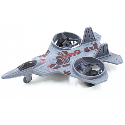 A06487 V-35 Military Fighter Jet Toy – Friction Powered Modern Warfare Plane