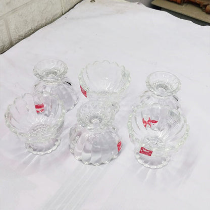 AM3048 Shine Max Glass SMIC626 Ice Cream bowl 140ml Brand Which Shine Guarantee Quality, Health And Trust Set of 6 Piece