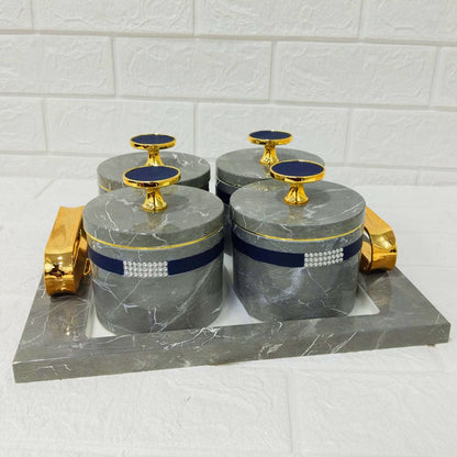 Di0182 Rishabh Super Mayback 4 Multipurpose Set | Premium Storage & Serving Containers