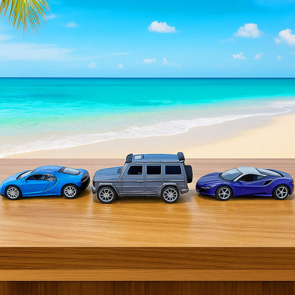 AM5997 PAPAMI High-Quality Die-Cast Pull Back Car – Luxury Sports Car Toy