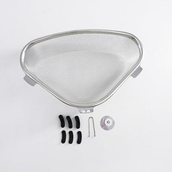 AM3409 SS Corner Sink Strainer Kitchen Triangle Waste Vegetable, Fruits