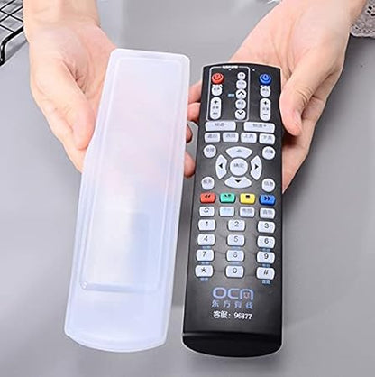 AM2871 Home TV Remote Large Control Set Waterproof Dust Silicone Protective Cover Case, TV Remote Control Protective Cover