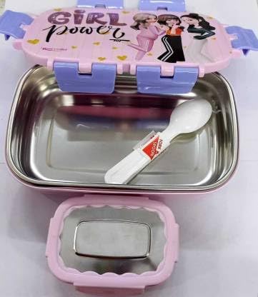 AM0643 Rishabh School Tiffin Inner Steel Plastic Insulated